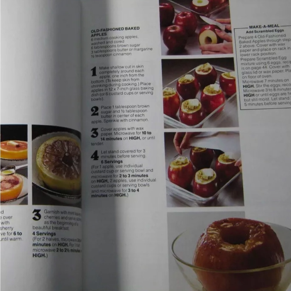 Microwave Cooking From Litton 1981 Hardcover GUC Cookbook 1981 Vintage - Picture 5 of 5